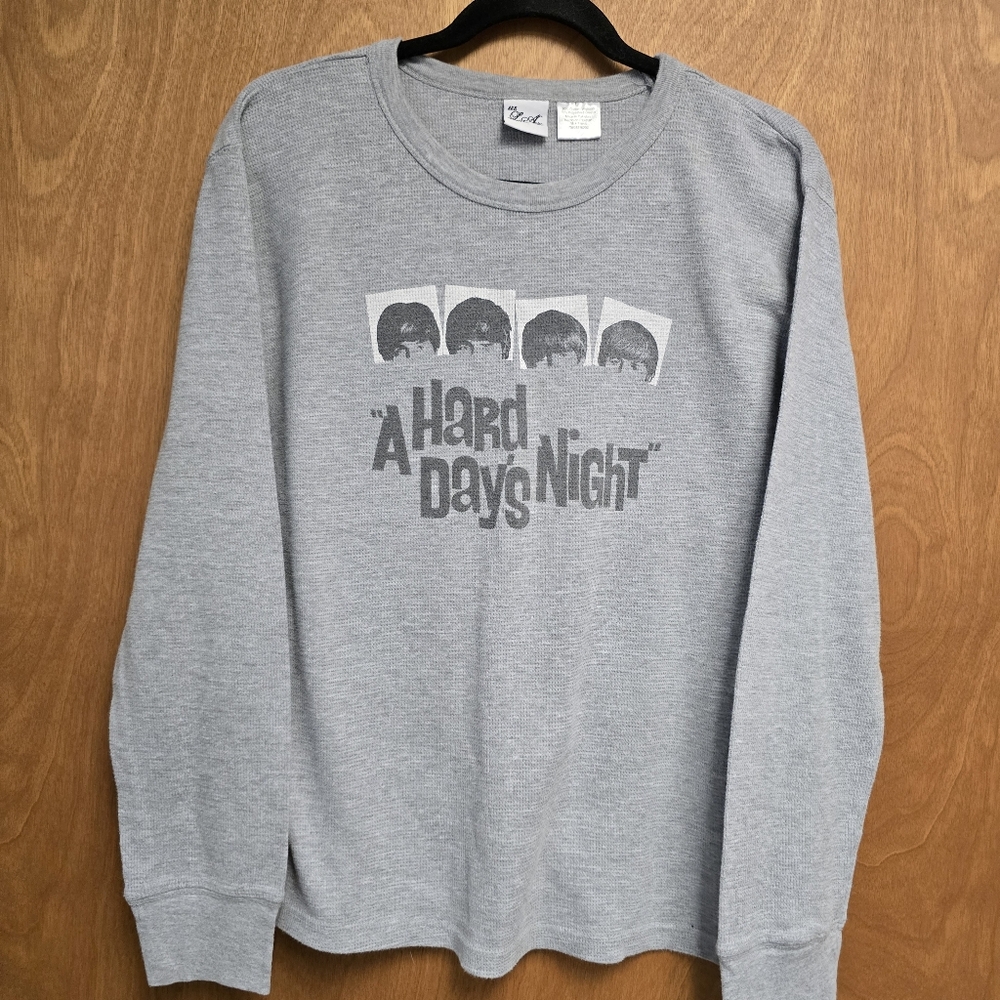 🟦 The Beatles 'Hard Day's Night' LS Tee
